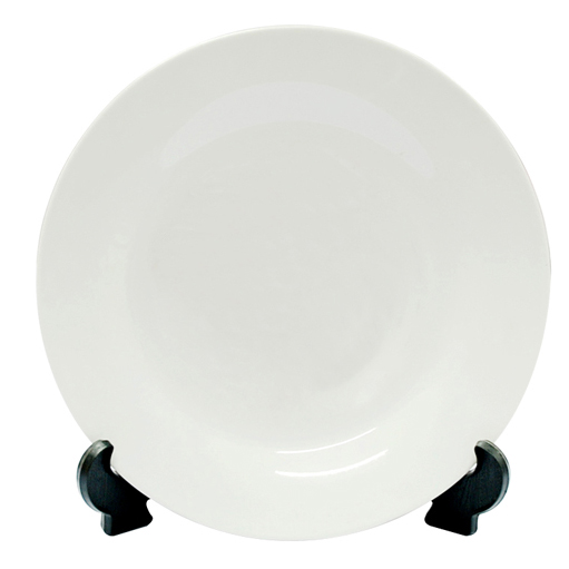 Тарелка белая керамическая 20 см